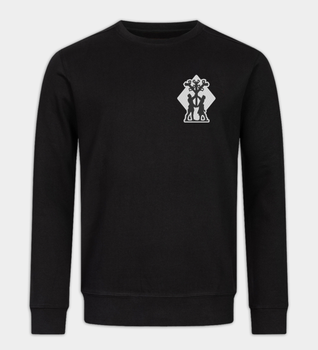 Algiz-rune brodert sweatshirt