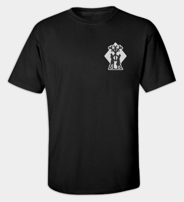 Algiz-rune brodert t-skjorte