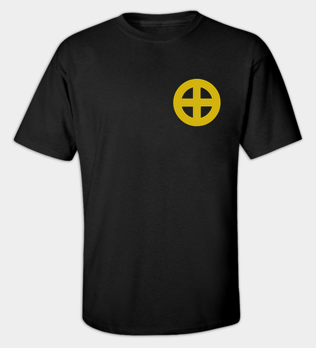 Solkors brodert t-skjorte